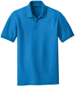 Port Authority Core Classic Pique Polo -Thread Logic Store Port Authority Core Classic Pique Polo Coastal Blue S 17