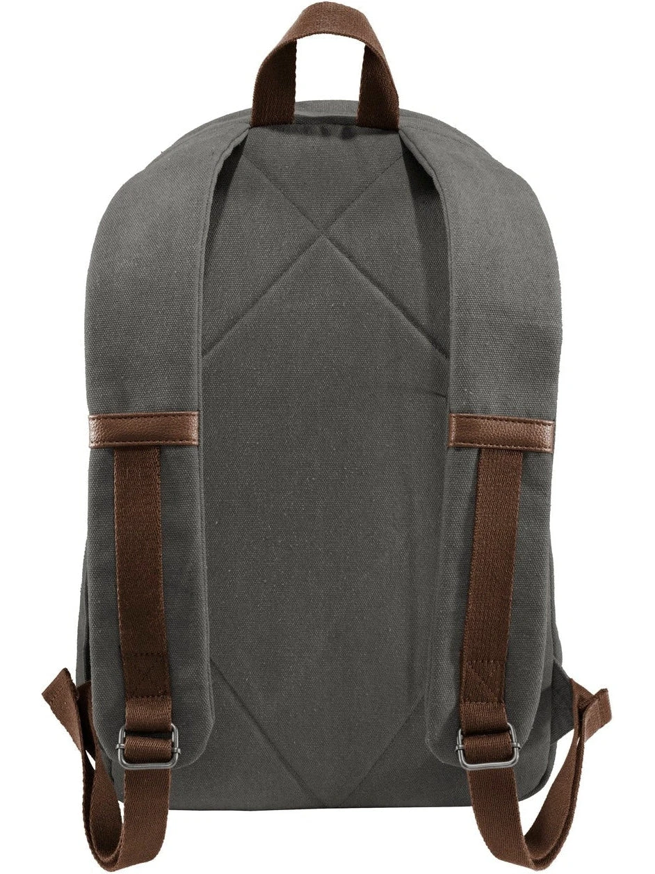 Port Authority Cotton Canvas Backpack 3 Port Authority Cotton Canvas Backpack - Image 3