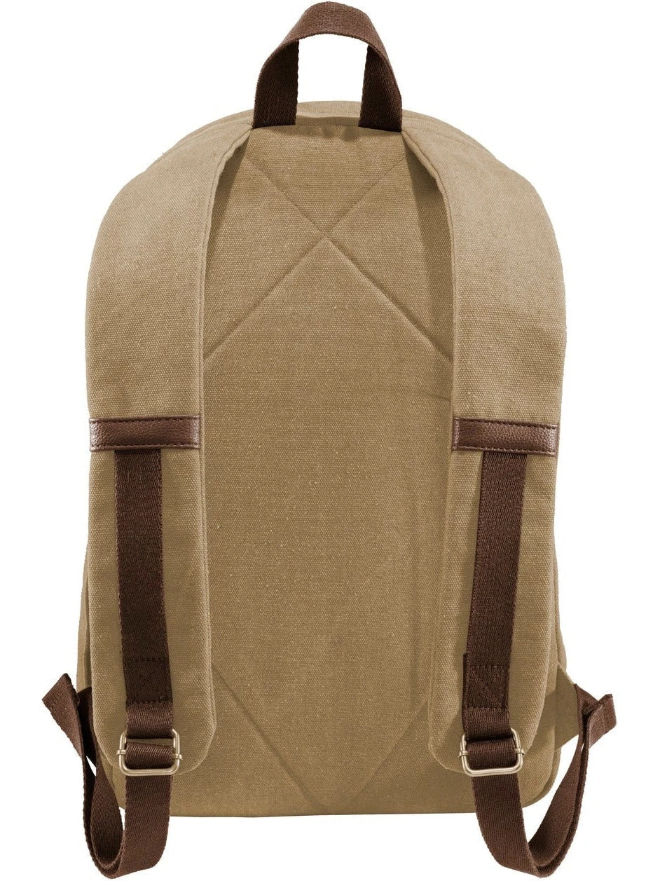 Port Authority Cotton Canvas Backpack 6 Port Authority Cotton Canvas Backpack - Image 6