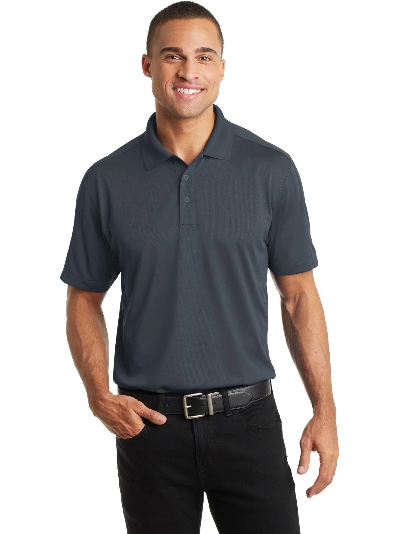Port Authority Diamond Jacquard Polo 12 Port Authority Diamond Jacquard Polo - Image 12