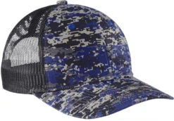 Port Authority Digi Camo Snapback Trucker Cap 26 Port Authority Digi Camo Snapback Trucker Cap -Thread Logic Store Port Authority Digi Camo Snapback Trucker Cap Patriot Blue DigiGrey Steel OSFA 10