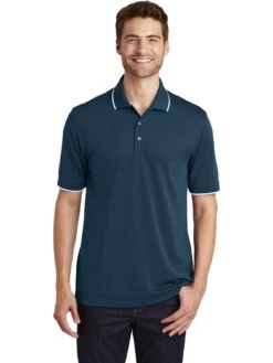 Port Authority Dry Zone UV Micro-Mesh Tipped Polo 35 Port Authority Dry Zone UV Micro-Mesh Tipped Polo -Thread Logic Store Port Authority Dry Zone UV Micro Mesh Tipped Polo 15