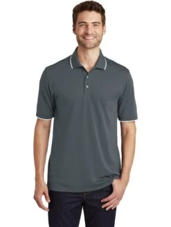 Port Authority Dry Zone UV Micro-Mesh Tipped Polo 27 Port Authority Dry Zone UV Micro-Mesh Tipped Polo -Thread Logic Store Port Authority Dry Zone UV Micro Mesh Tipped Polo 7