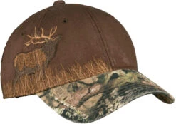 Port Authority Embroidered Camouflage Cap -Thread Logic Store Port Authority Embroidered Camouflage Cap Mossy Oak Break up CountryChocolateElk OSFA 4