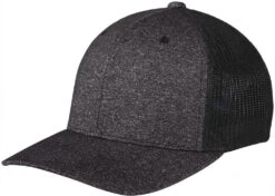 Port Authority Flexfit Melange Mesh Back Trucker Cap -Thread Logic Store Port Authority Flexfit Melange Mesh Back Trucker Cap 3