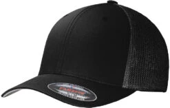 Port Authority Flexfit Mesh Back Cap -Thread Logic Store Port Authority Flexfit Mesh Back Cap BlackBlack SM 4