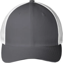 Port Authority Flexfit Mesh Back Cap -Thread Logic Store Port Authority Flexfit Mesh Back Cap GraphiteWhite SM 8