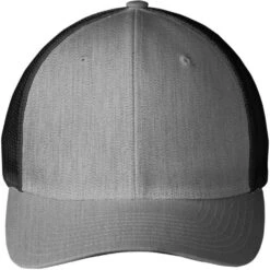 Port Authority Flexfit Mesh Back Cap -Thread Logic Store Port Authority Flexfit Mesh Back Cap Heather GreyBlack SM 12