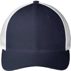 Port Authority Flexfit Mesh Back Cap -Thread Logic Store Port Authority Flexfit Mesh Back Cap True NavyWhite LXL 19