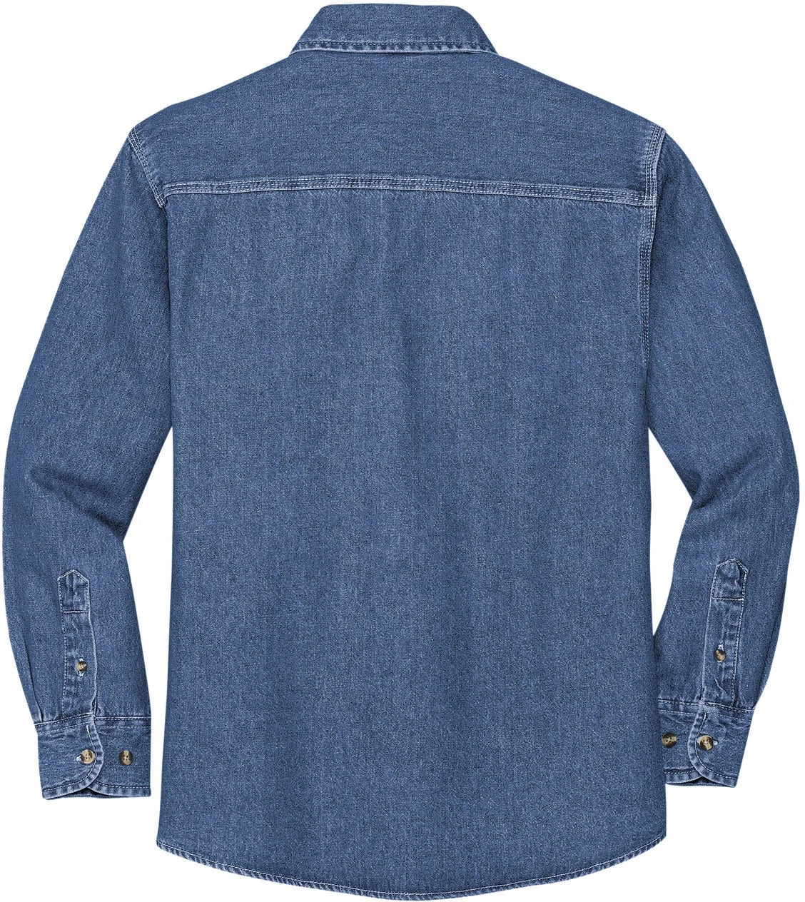 Port Authority Heavyweight Denim Shirt 3 Port Authority Heavyweight Denim Shirt - Image 3