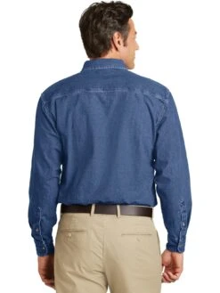 Port Authority Heavyweight Denim Shirt 9 Port Authority Heavyweight Denim Shirt -Thread Logic Store Port Authority Heavyweight Denim Shirt 4