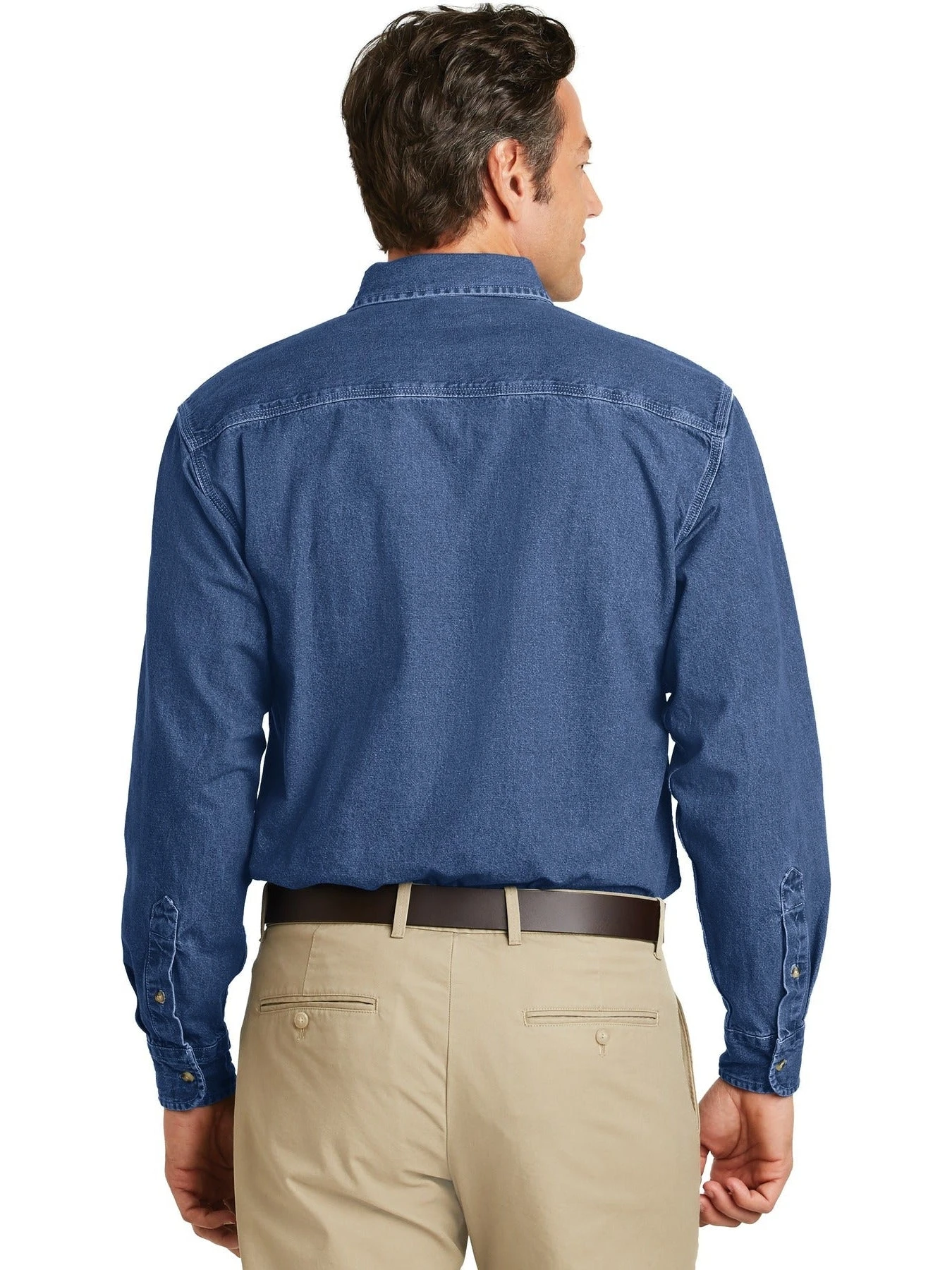 Port Authority Heavyweight Denim Shirt 5 Port Authority Heavyweight Denim Shirt - Image 5