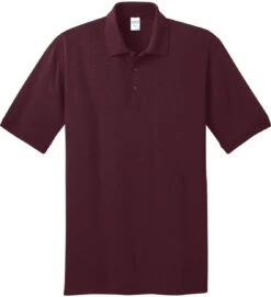 Port & Company Jersey Knit Polo Shirt -Thread Logic Store Port Authority Jersey Knit Polo Shirt Athletic Maroon S 13