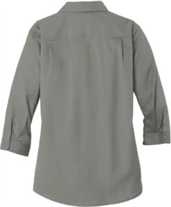 Port Authority Ladies 3/4 Sleeve SuperPro Twill Shirt 30 Port Authority Ladies 3/4 Sleeve SuperPro Twill Shirt -Thread Logic Store Port Authority Ladies 34 Sleeve SuperPro Twill Shirt 10