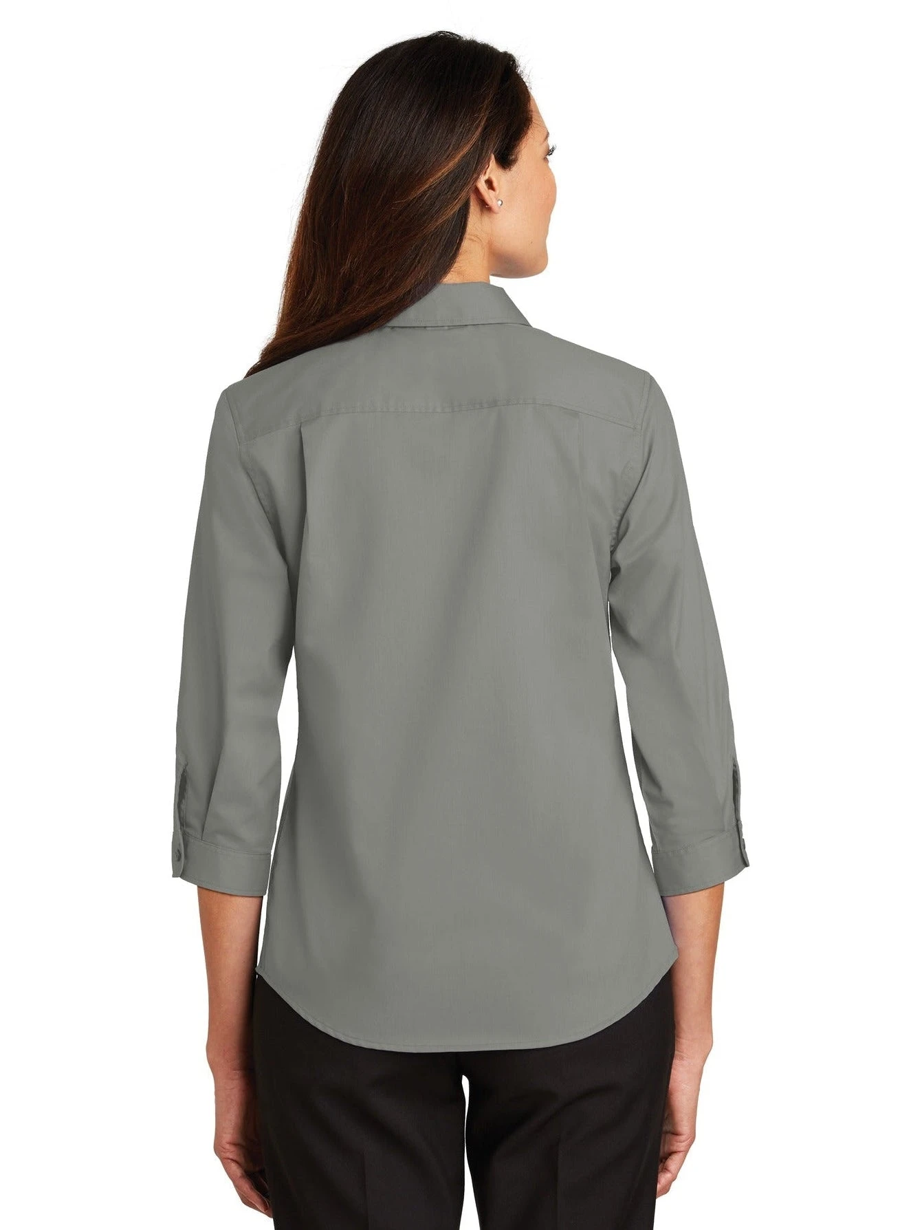 Port Authority Ladies 3/4 Sleeve SuperPro Twill Shirt 13 Port Authority Ladies 3/4 Sleeve SuperPro Twill Shirt - Image 13