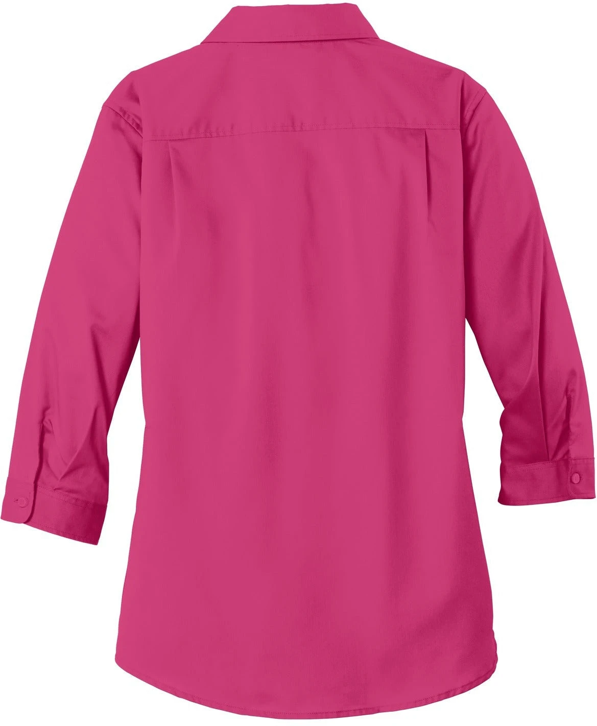Port Authority Ladies 3/4 Sleeve SuperPro Twill Shirt 3 Port Authority Ladies 3/4 Sleeve SuperPro Twill Shirt - Image 3