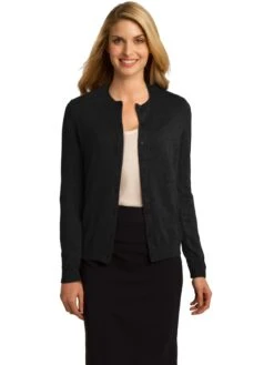 Port Authority Ladies Cardigan Sweater -Thread Logic Store Port Authority Ladies Cardigan Sweater 3