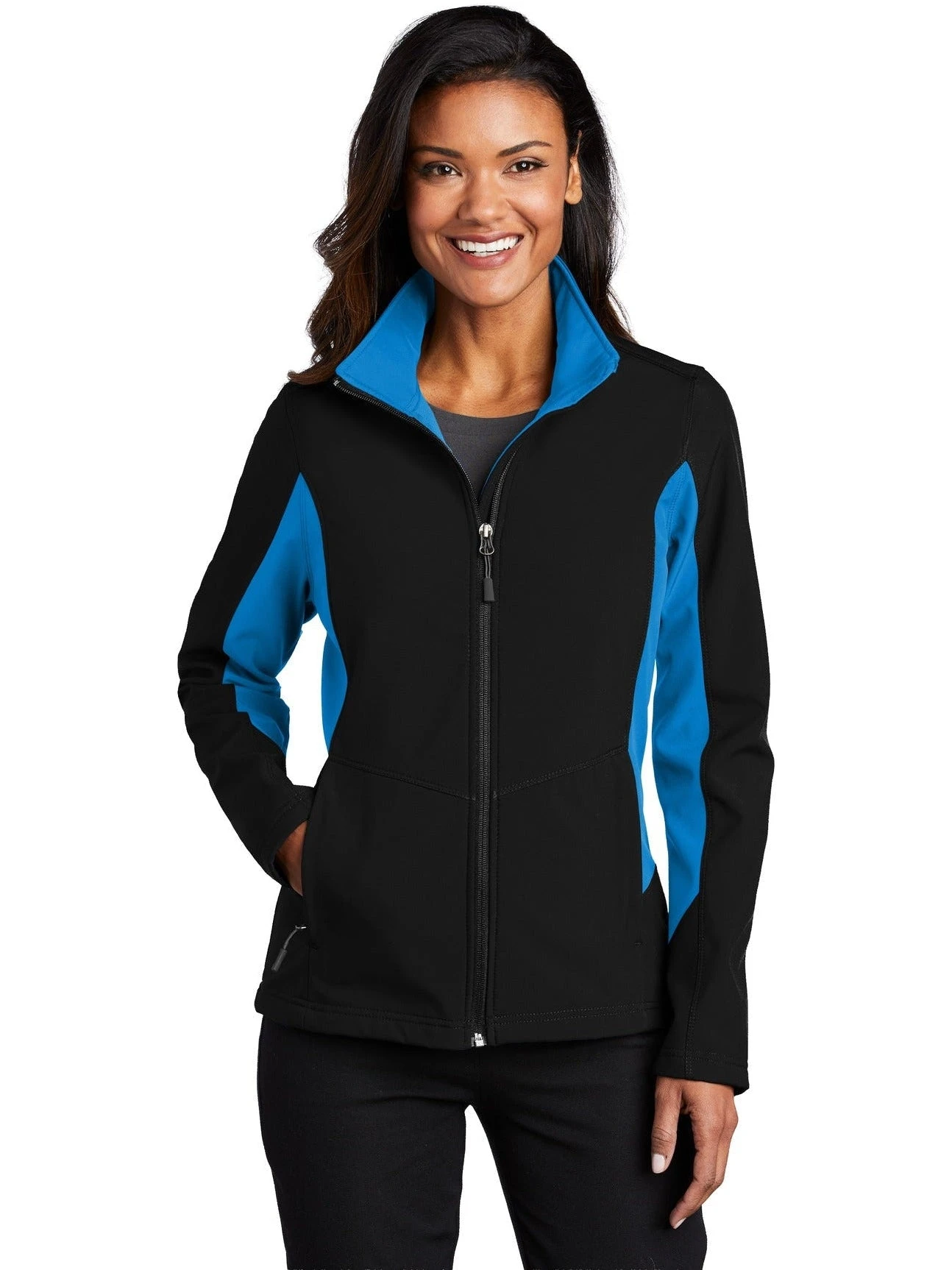 Port Authority Ladies Colorblock Soft Shell 8 Port Authority Ladies Colorblock Soft Shell - Image 8