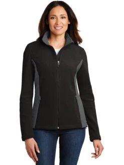 Port Authority Ladies Colorblock Value Fleece Jacket -Thread Logic Store Port Authority Ladies Colorblock Value Fleece Jacket 3