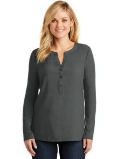 Port Authority Ladies Concept Henley Tunic 28 Port Authority Ladies Concept Henley Tunic -Thread Logic Store Port Authority Ladies Concept Henley Tunic 11