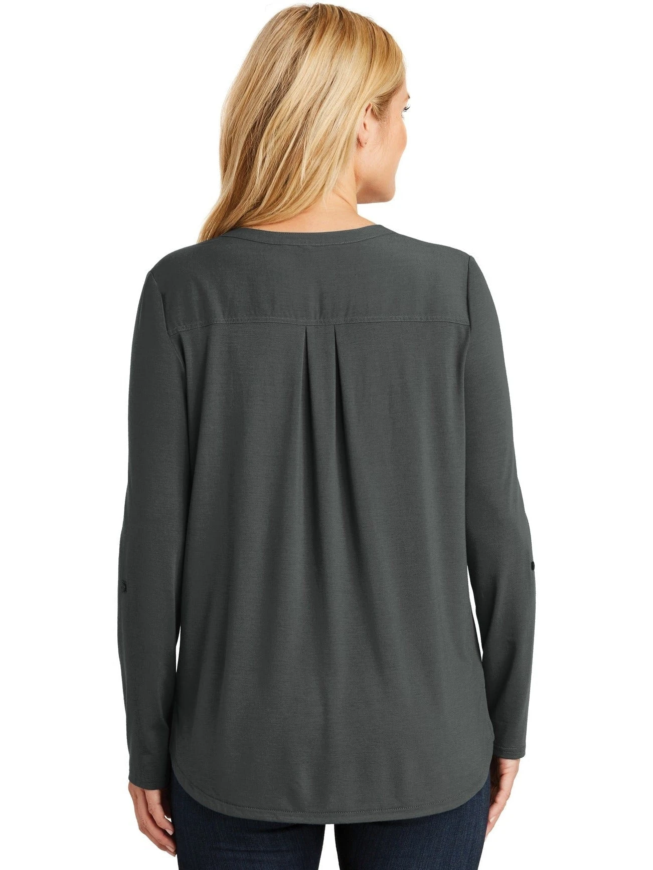 Port Authority Ladies Concept Henley Tunic 13 Port Authority Ladies Concept Henley Tunic - Image 13