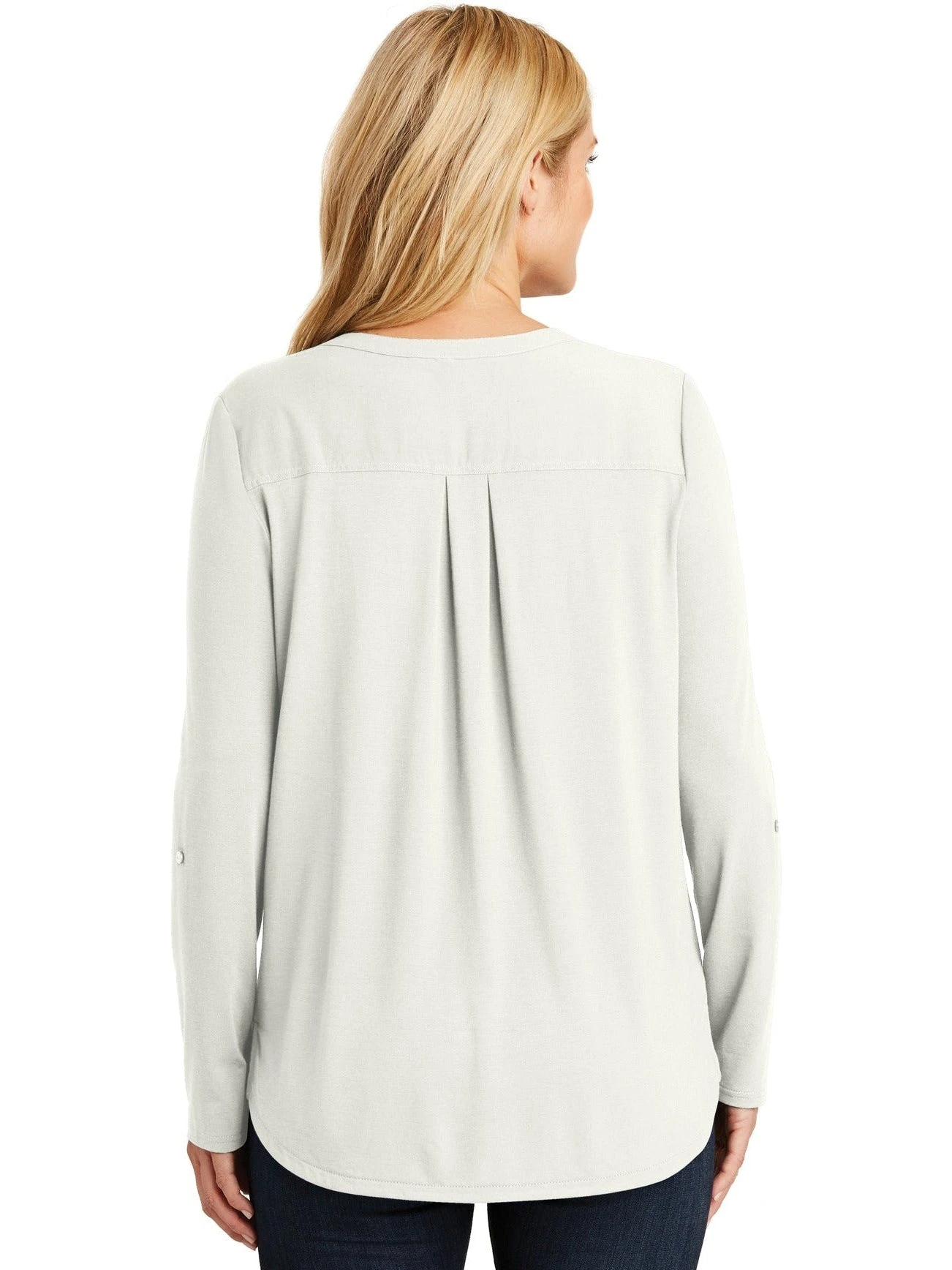 Port Authority Ladies Concept Henley Tunic 17 Port Authority Ladies Concept Henley Tunic - Image 17