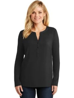 Port Authority Ladies Concept Henley Tunic 20 Port Authority Ladies Concept Henley Tunic -Thread Logic Store Port Authority Ladies Concept Henley Tunic 3