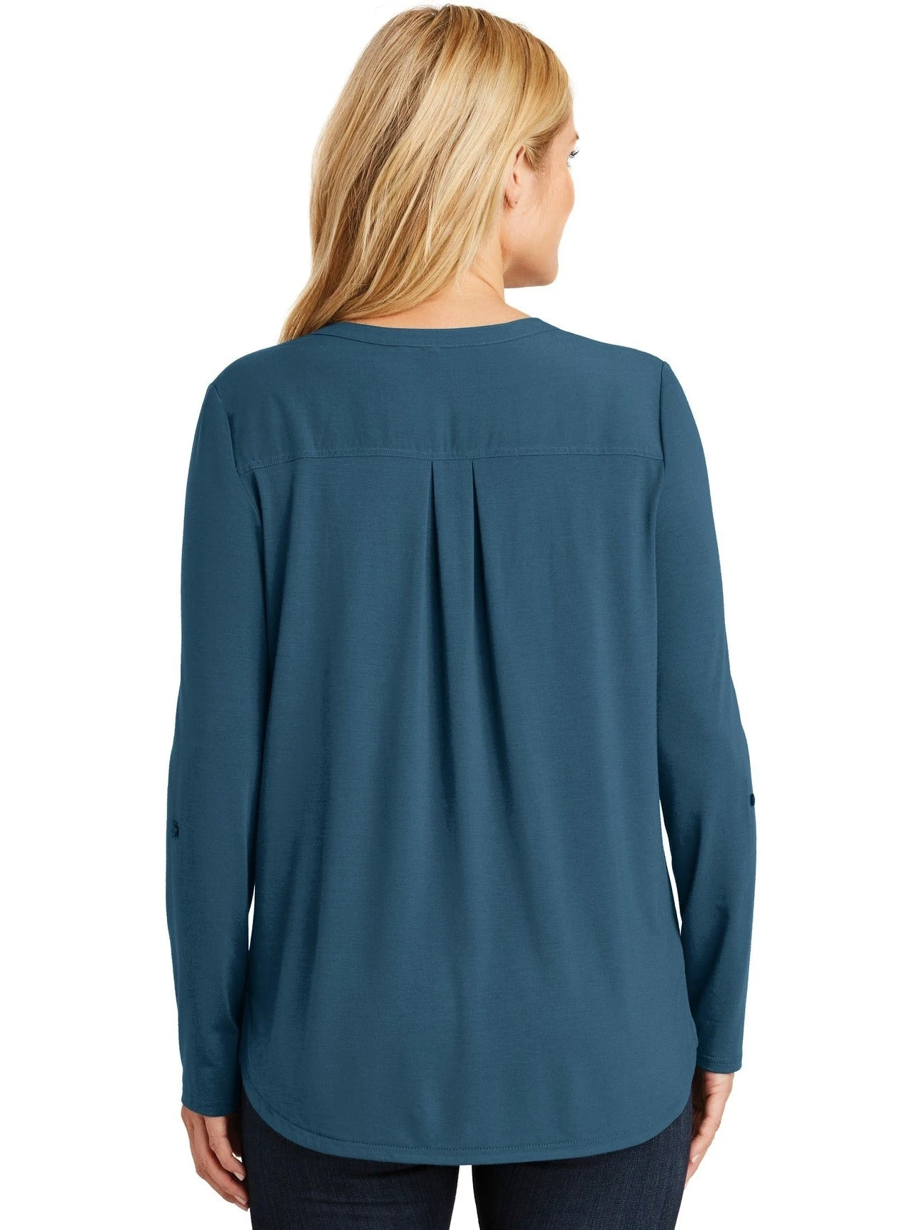 Port Authority Ladies Concept Henley Tunic 9 Port Authority Ladies Concept Henley Tunic - Image 9