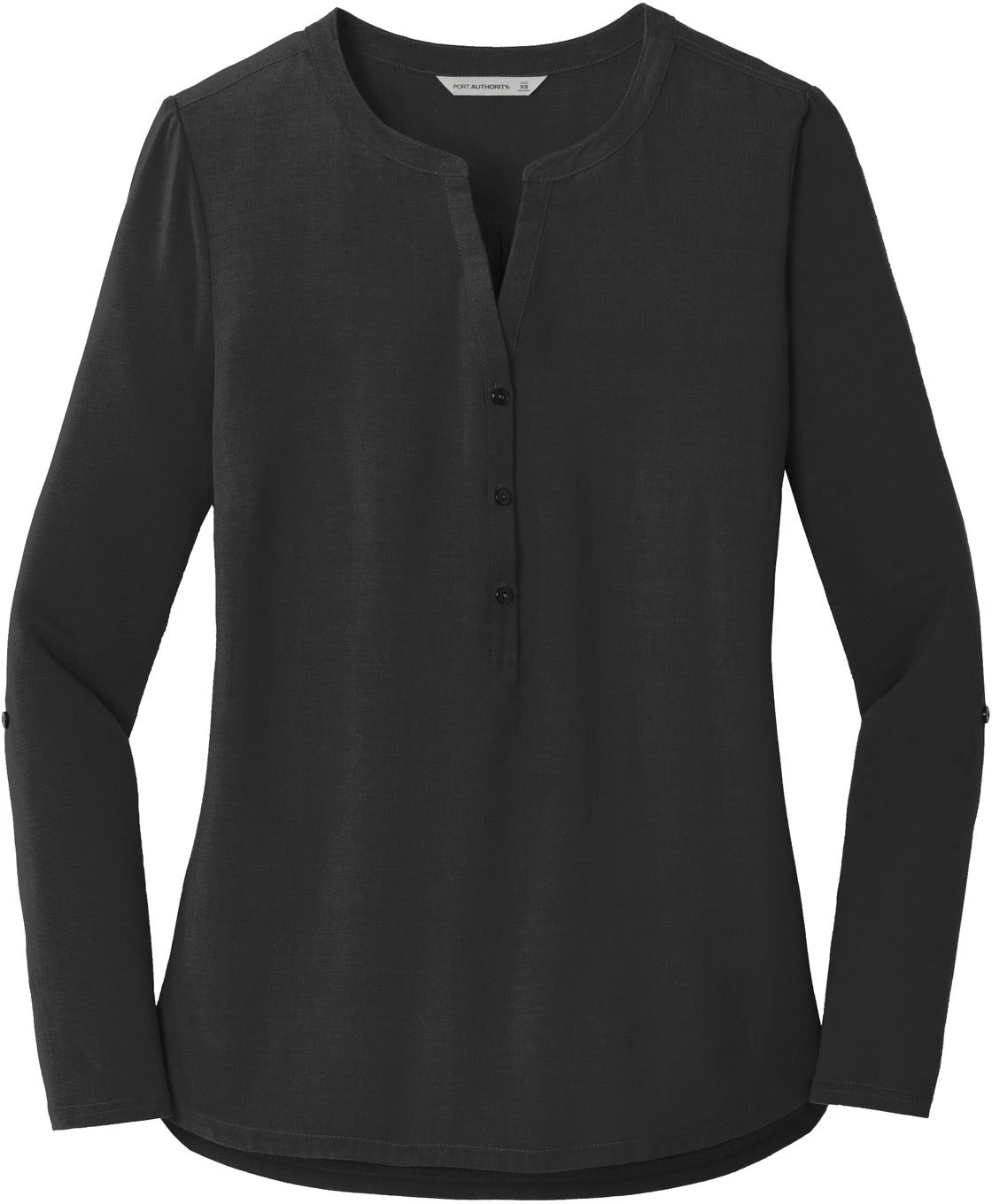 Port Authority Ladies Concept Henley Tunic 2 Port Authority Ladies Concept Henley Tunic - Image 2