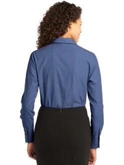 Port Authority Ladies Crosshatch Easy Care Shirt -Thread Logic Store Port Authority Ladies Crosshatch Easy Care Shirt 8