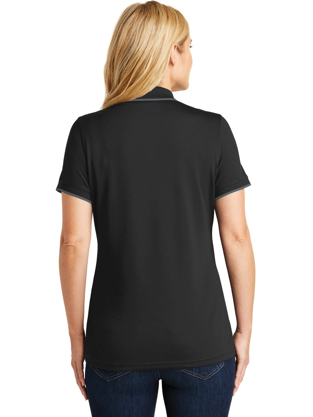 Port Authority Ladies Dry Zone UV Micro-Mesh Tipped Polo 5 Port Authority Ladies Dry Zone UV Micro-Mesh Tipped Polo - Image 5