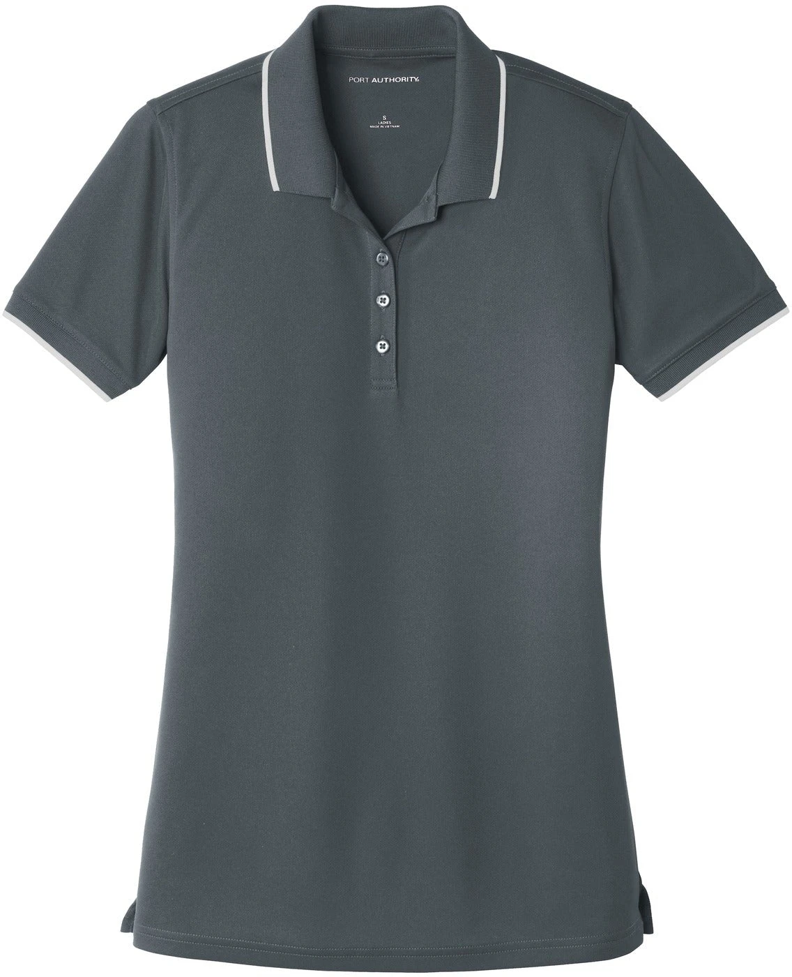 Port Authority Ladies Dry Zone UV Micro-Mesh Tipped Polo 6 Port Authority Ladies Dry Zone UV Micro-Mesh Tipped Polo - Image 6
