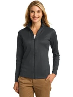 Port Authority Ladies Heavyweight Vertical Texture Full-Zip -Thread Logic Store Port Authority Ladies Heavyweight Vertical Texture Full Zip 7