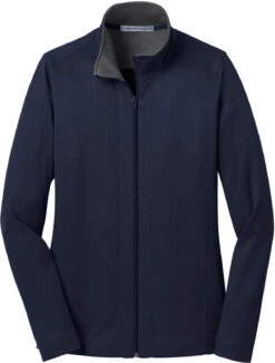 Port Authority Ladies Heavyweight Vertical Texture Full-Zip -Thread Logic Store Port Authority Ladies Heavyweight Vertical Texture Full Zip True NavyIron Grey XS 13