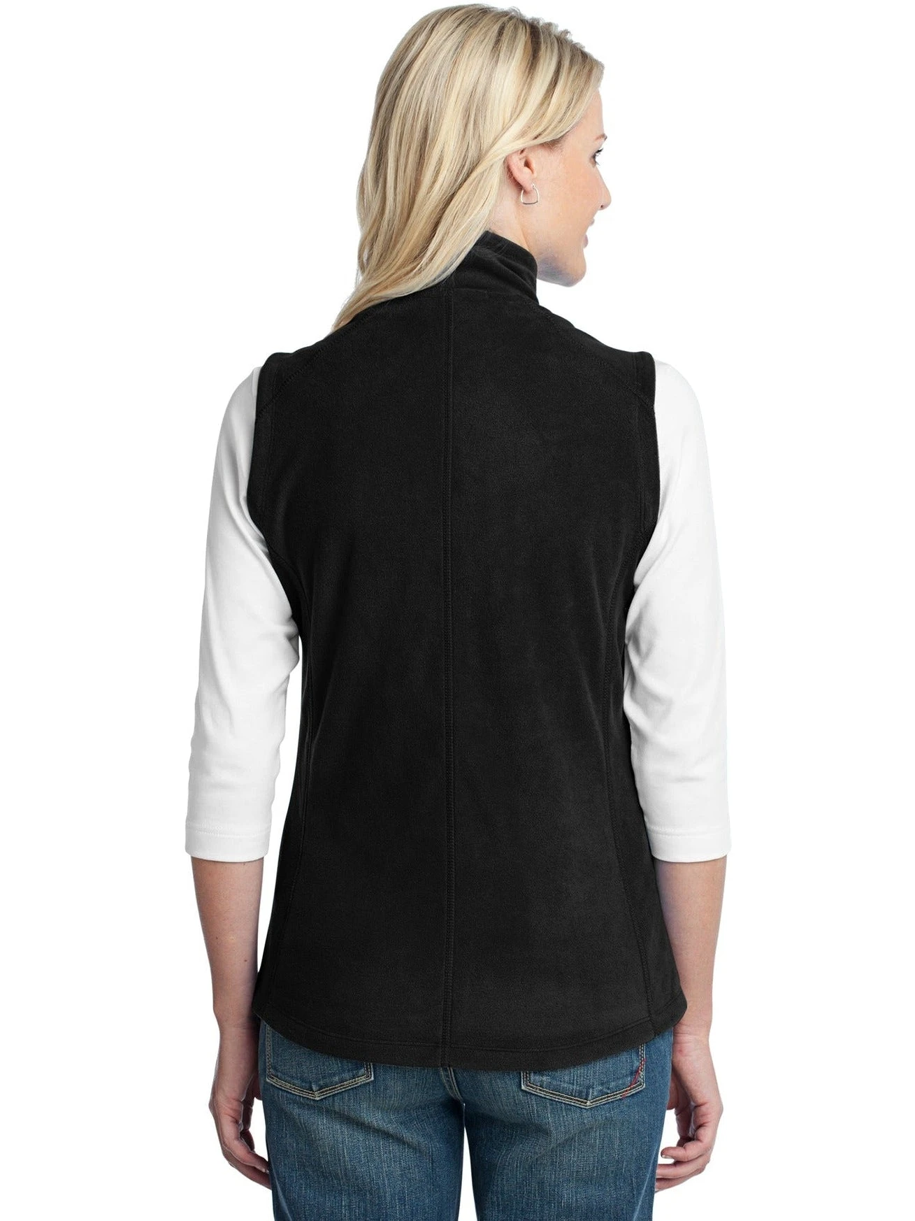 Port Authority Ladies Microfleece Vest 5 Port Authority Ladies Microfleece Vest - Image 5