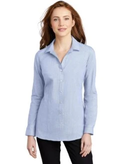 Port Authority Ladies Pincheck Easy Care Shirt -Thread Logic Store Port Authority Ladies Pincheck Easy Care Shirt 7
