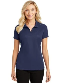 Port Authority Ladies Pinpoint Mesh Zip Polo -Thread Logic Store Port Authority Ladies Pinpoint Mesh Zip Polo 15