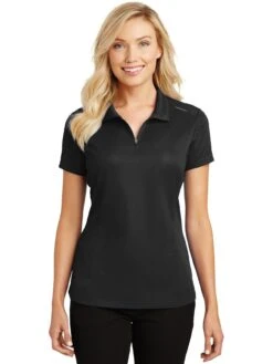 Port Authority Ladies Pinpoint Mesh Zip Polo -Thread Logic Store Port Authority Ladies Pinpoint Mesh Zip Polo 7