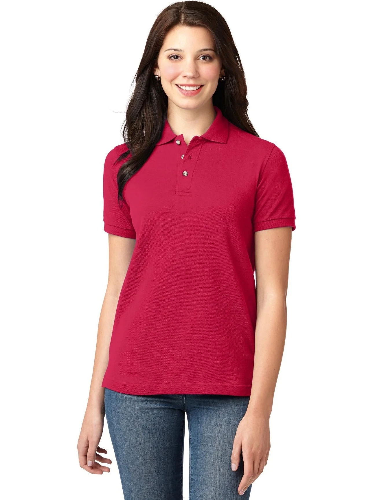Port Authority Ladies Pique Knit Polo 17 Port Authority Ladies Pique Knit Polo - Image 17