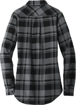 Port Authority Ladies Plaid Flannel Tunic -Thread Logic Store Port Authority Ladies Plaid Flannel Tunic 3
