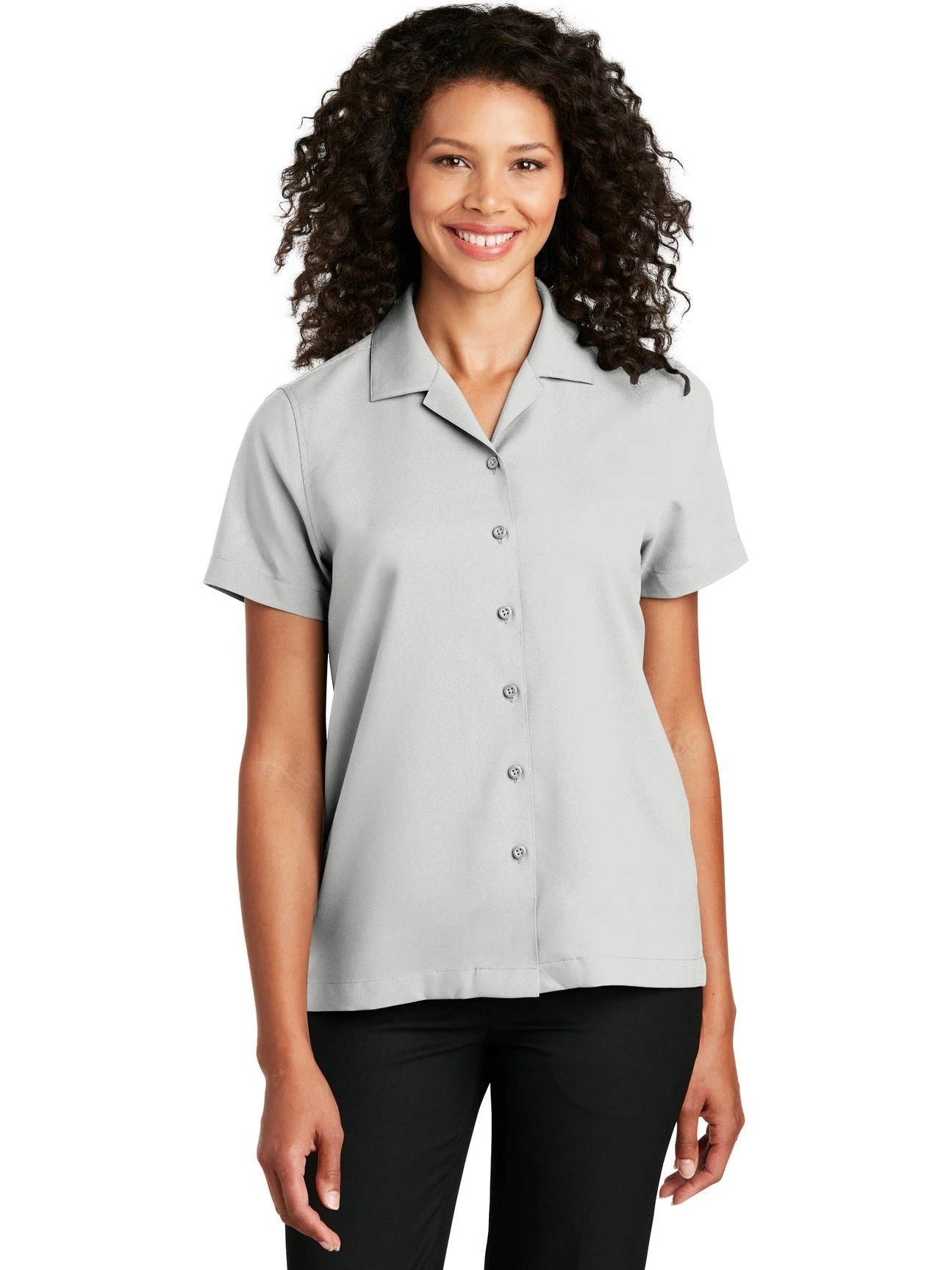 Port Authority Ladies Short Sleeve Performance Staff Shirt 16 Port Authority Ladies Short Sleeve Performance Staff Shirt - Image 16