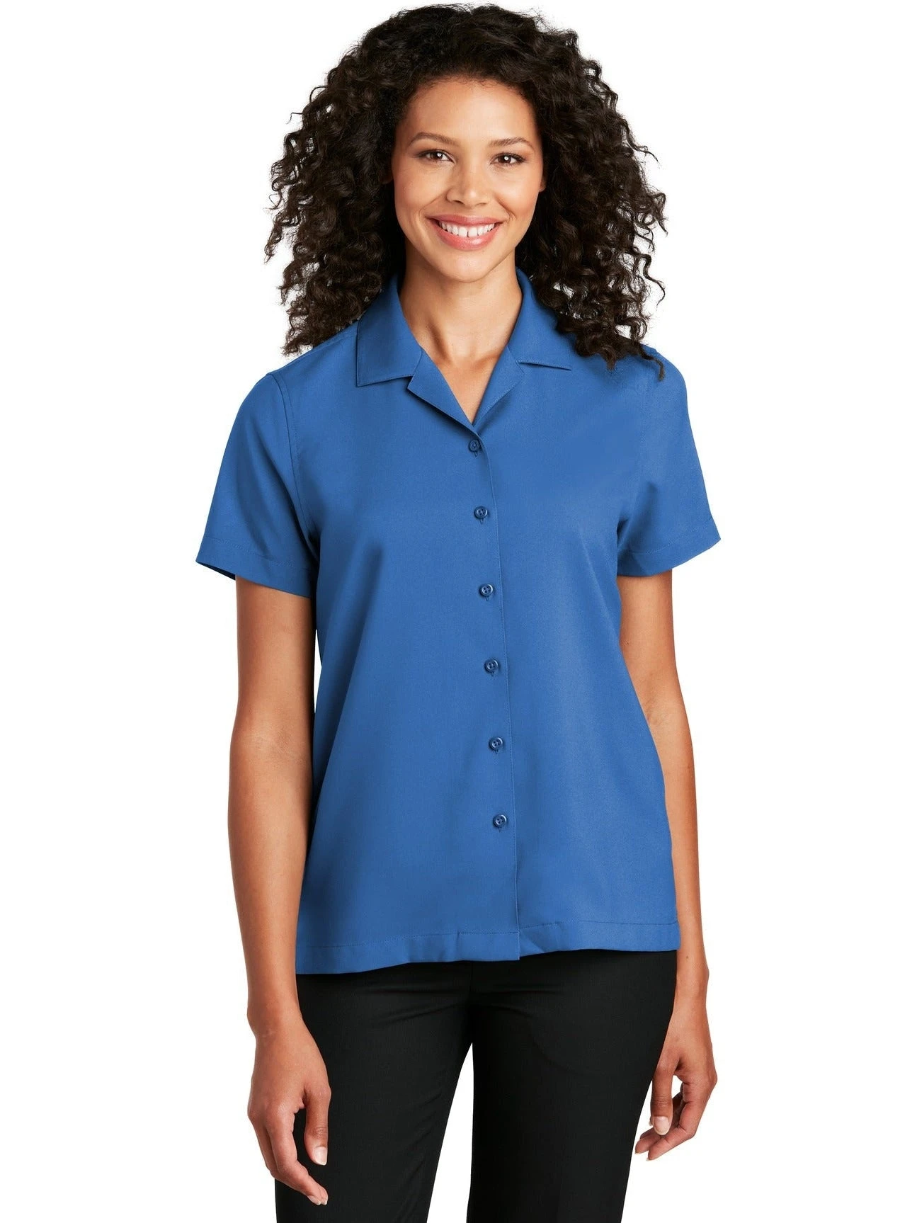 Port Authority Ladies Short Sleeve Performance Staff Shirt 20 Port Authority Ladies Short Sleeve Performance Staff Shirt - Image 20