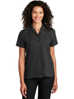 Port Authority Ladies Short Sleeve Performance Staff Shirt 23 Port Authority Ladies Short Sleeve Performance Staff Shirt -Thread Logic Store Port Authority Ladies Short Sleeve Performance Staff Shirt 3