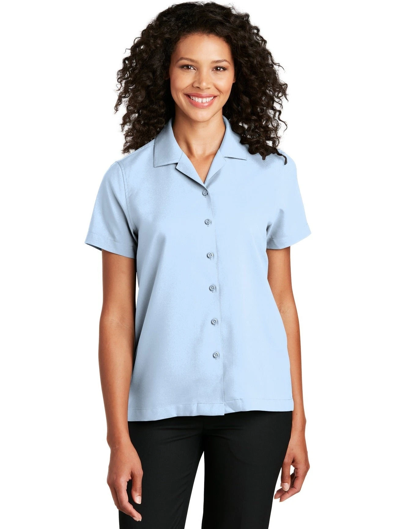 Port Authority Ladies Short Sleeve Performance Staff Shirt 8 Port Authority Ladies Short Sleeve Performance Staff Shirt - Image 8