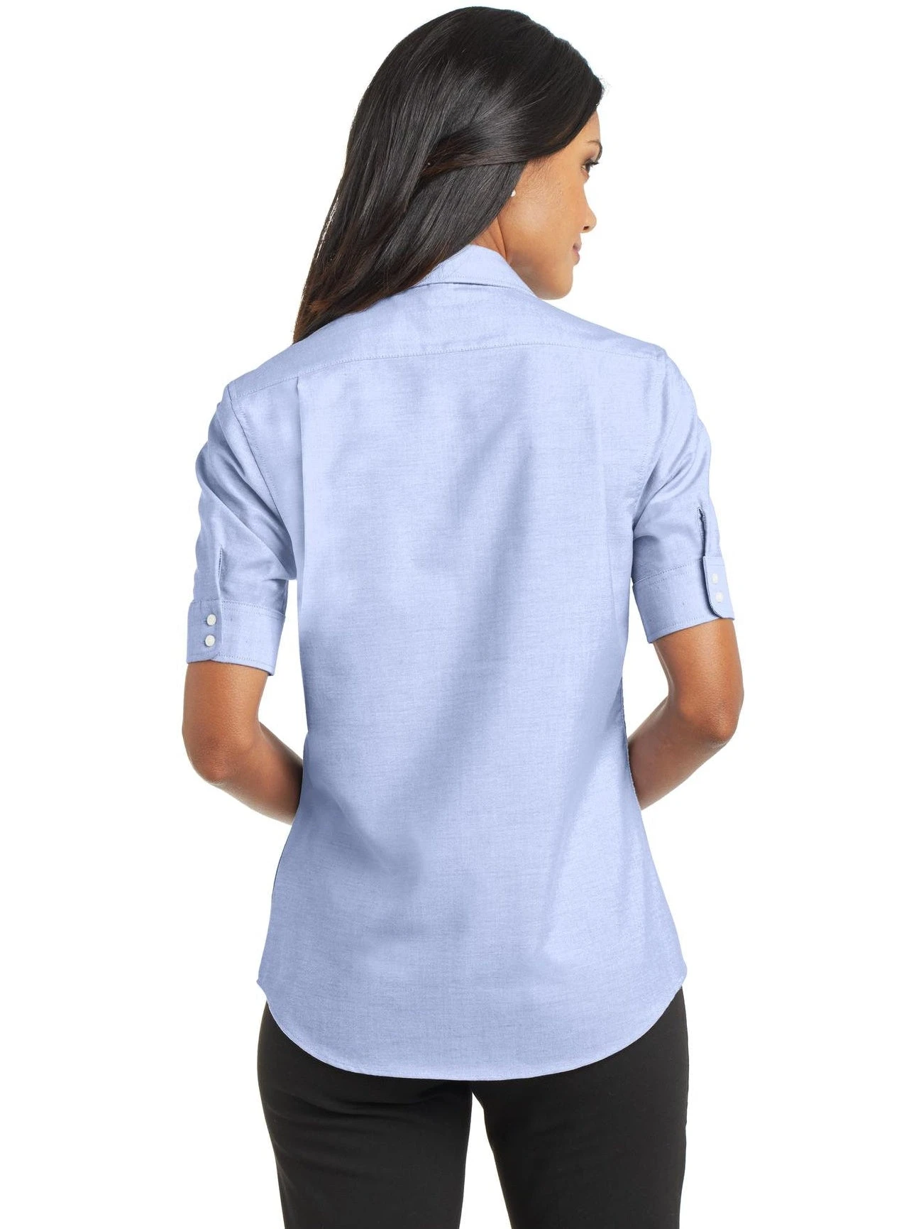 Port Authority Ladies Short Sleeve SuperPro Oxford Shirt 13 Port Authority Ladies Short Sleeve SuperPro Oxford Shirt - Image 13