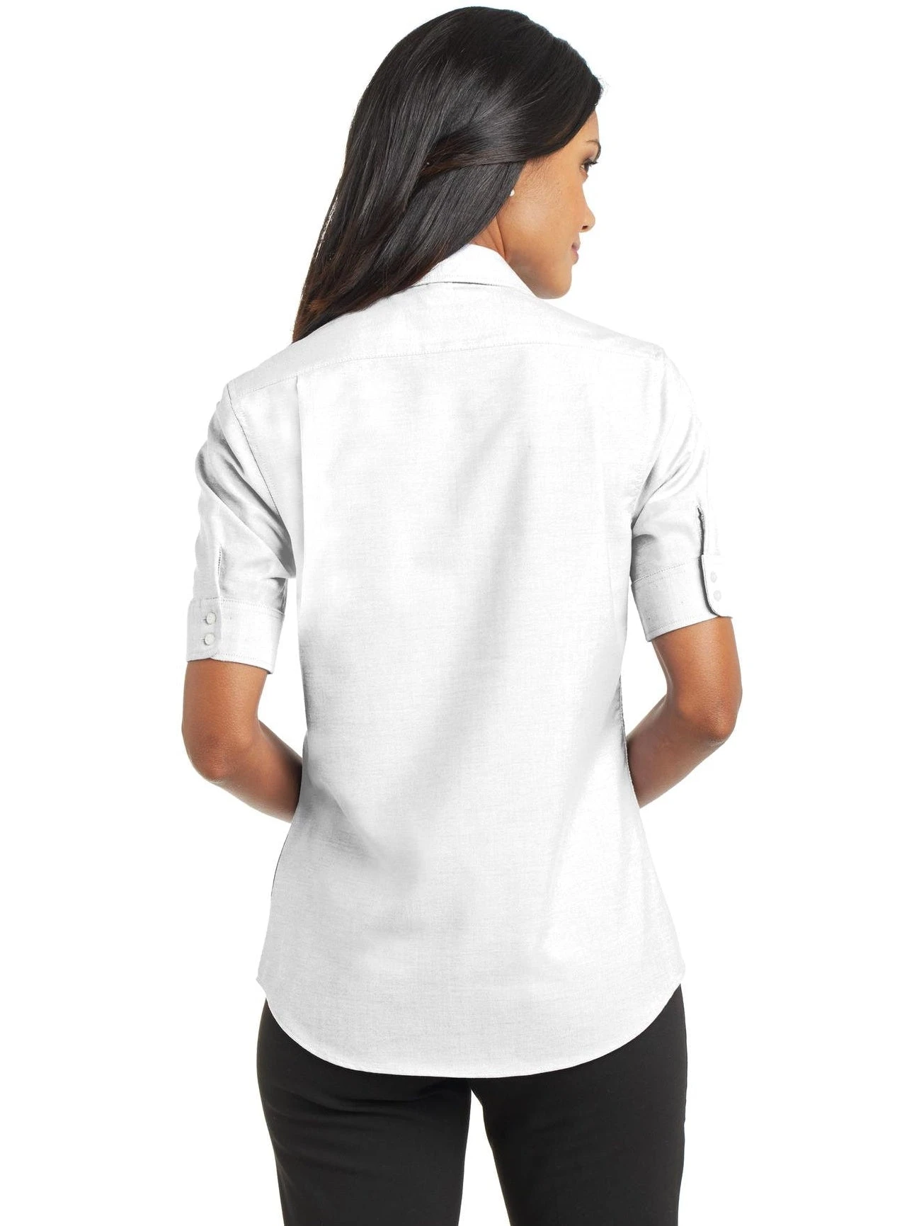 Port Authority Ladies Short Sleeve SuperPro Oxford Shirt 17 Port Authority Ladies Short Sleeve SuperPro Oxford Shirt - Image 17