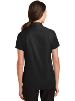 Port Authority Ladies Short Sleeve SuperPro Twill Shirt -Thread Logic Store Port Authority Ladies Short Sleeve SuperPro Twill Shirt 4