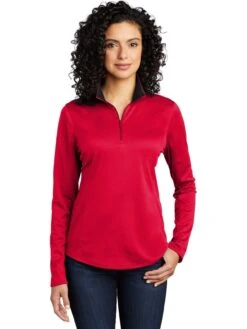Port Authority Ladies Silk Touch Performance 1/4-Zip -Thread Logic Store Port Authority Ladies Silk Touch Performance 14 Zip 11