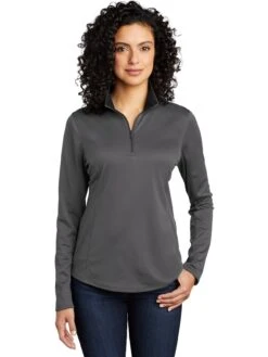 Port Authority Ladies Silk Touch Performance 1/4-Zip -Thread Logic Store Port Authority Ladies Silk Touch Performance 14 Zip 19