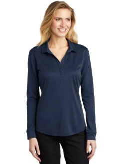 Port Authority Ladies Silk Touch Performance Long Sleeve Polo -Thread Logic Store Port Authority Ladies Silk Touch Performance Long Sleeve Polo 15